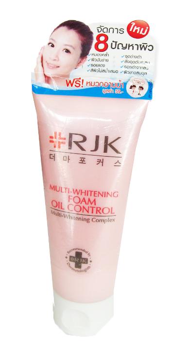 RJK Multi-Whitening Foam-Oil Control อาร์เจเค มัลติ-ไวท์เทนนิ่ง โฟม-ออยล์ คอนโทรล